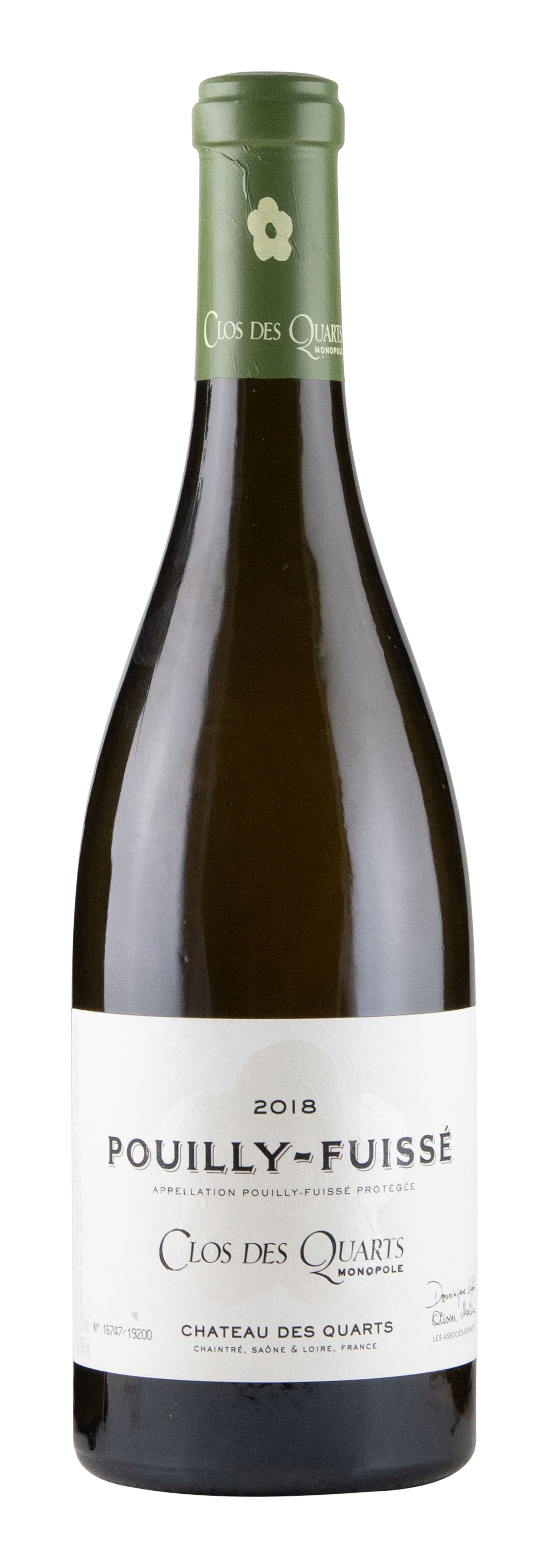 Château des Quarts Pouilly-Fuissé Clos des Quarts 2018